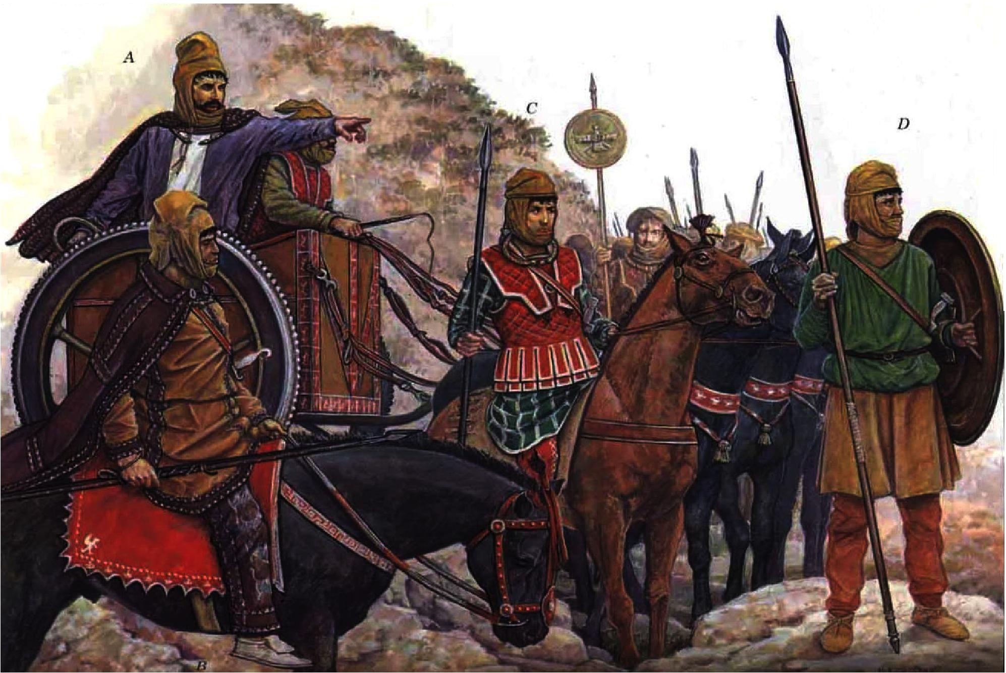 Дарий 1 б. Персидская армия Ахеменидов.